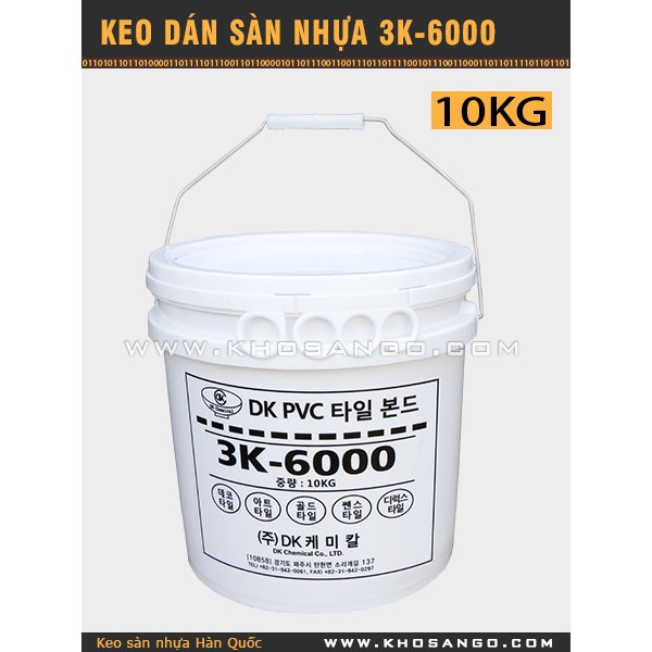 Keo dán sàn nhựa 3K-6000-10kg