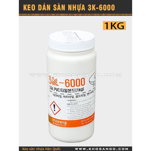 Keo dán sàn nhựa 3K-6000-1kg