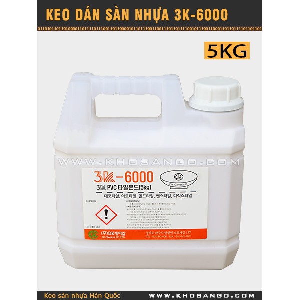 Keo dán sàn nhựa 3K-6000-5kg