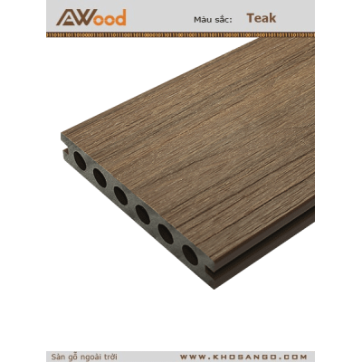 Sàn gỗ AWood AU140x23 Teak B