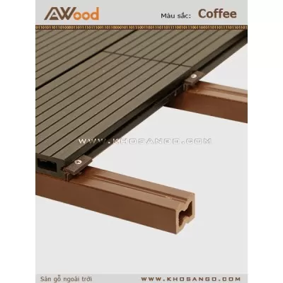 Sàn gỗ AWood HD140x25-4 Coffee