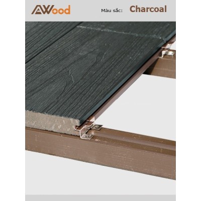 Sàn gỗ AWood SU140x23 Charcoal