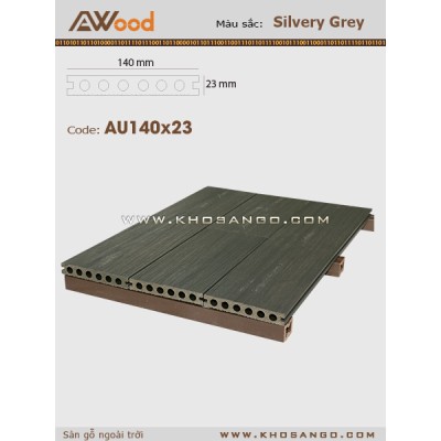 Sàn gỗ AWood AU140x23 Teak G