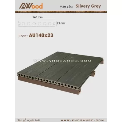Sàn gỗ AWood AU140x23 Teak G