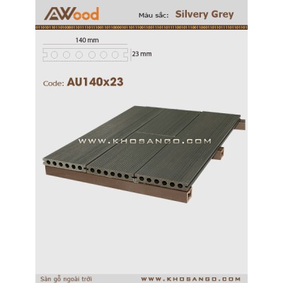 Sàn gỗ AWood AU140x23 Teak G