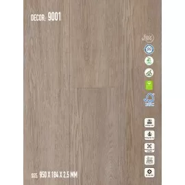 Sàn nhựa Galaxy Vân Gỗ 9001