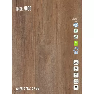 Sàn nhựa Galaxy Vân Gỗ 9008