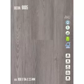Sàn nhựa Galaxy Vân Gỗ 9005