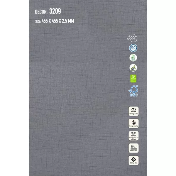 Sàn Nhựa Galaxy Vân Thảm 3209