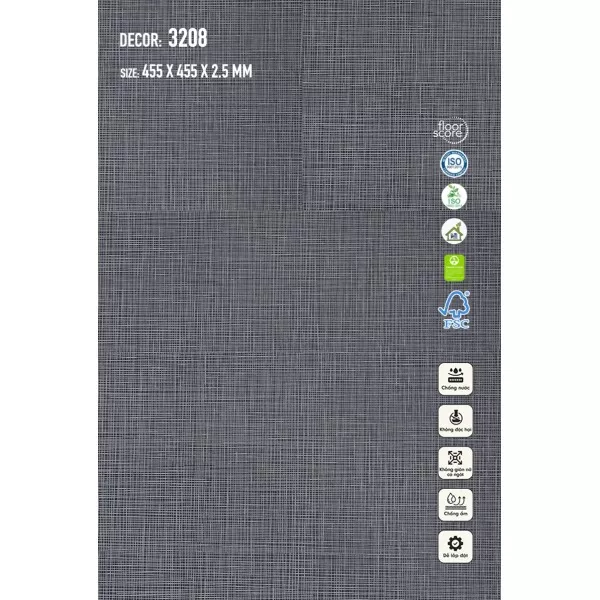 Sàn Nhựa Galaxy Vân Thảm 3208