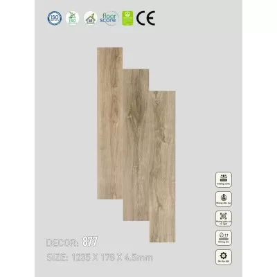 Sàn nhựa VinapoLy 4.5mm 877