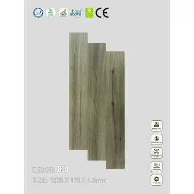 Sàn nhựa VinapoLy 4.5mm 830 