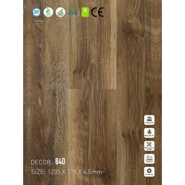 Sàn nhựa VinapoLy 4.5mm 840
