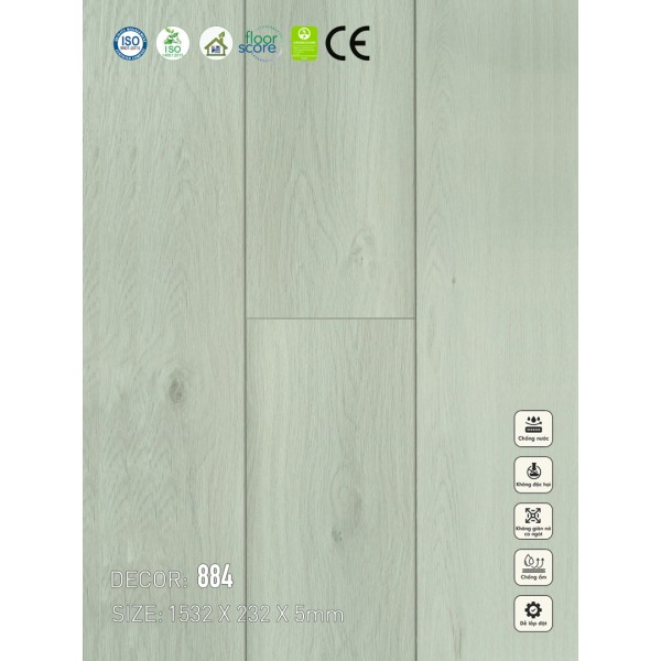Sàn nhựa VinapoLy 5mm V884