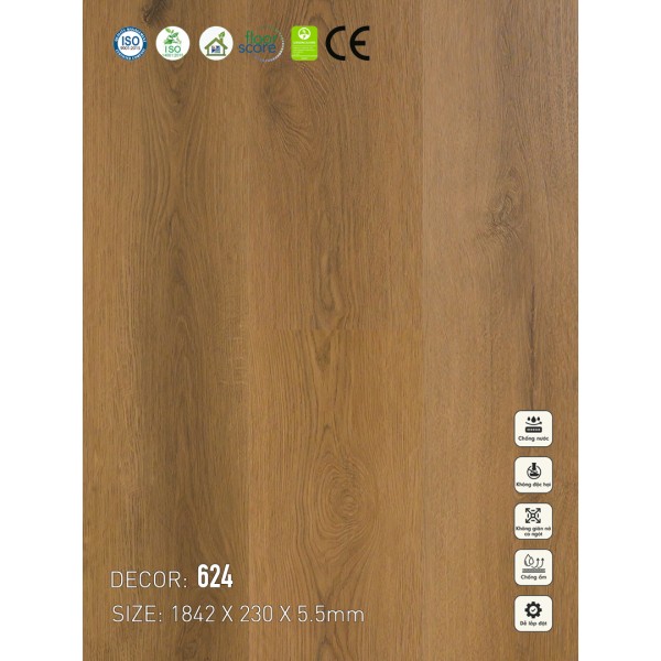 624 Sàn nhựa Vina Spc 5.5mm
