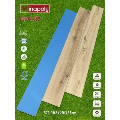 652 Sàn nhựa Vina Spc 5.5mm